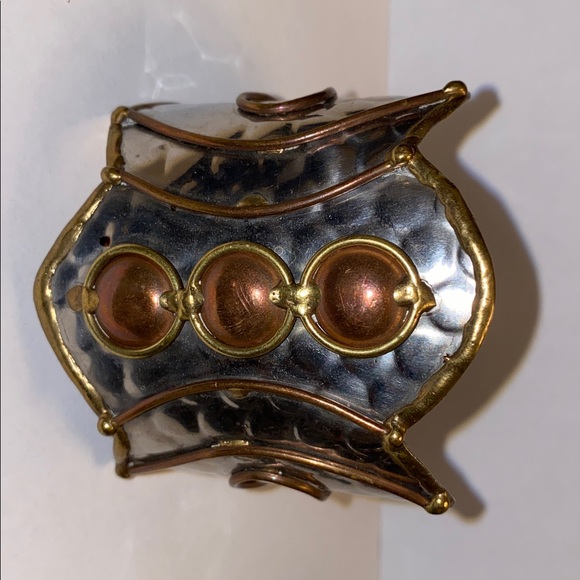 Mixed metal cuff bracelets and ring set - Picture 7 of 13